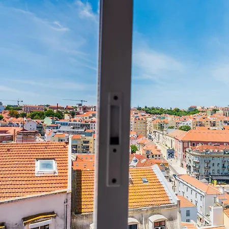 Apartament Downtown Castle And River View Lizbona